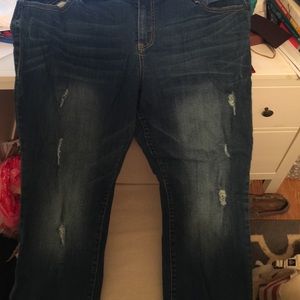 Torrid Straight Leg Distressed Jean