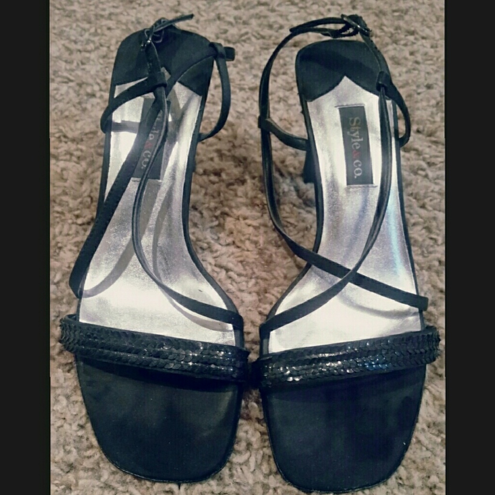 Black Strappy Sandal
