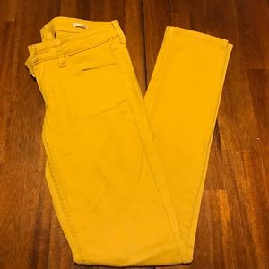 Yellow-Gold Skinny Jeans
