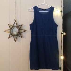 forever 21 denim mini dress :)