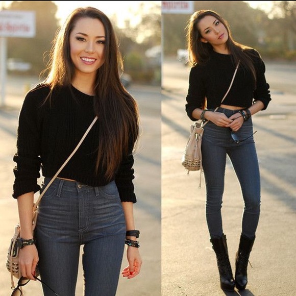 GJG Denim - GJG Denim high waist skinny jeans