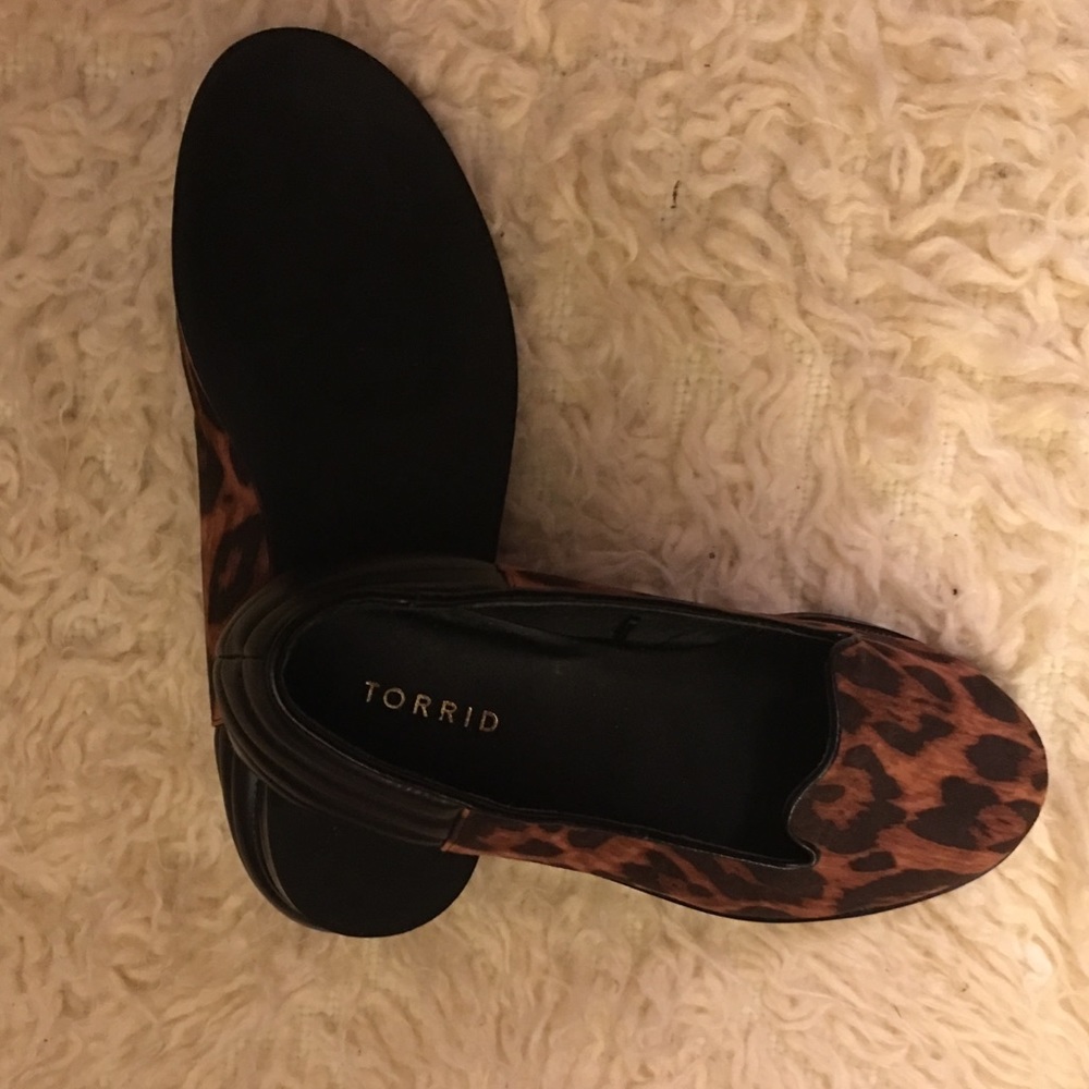 Leopard print loafers