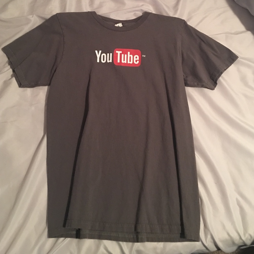 Men's Gray YouTube Tee (M)