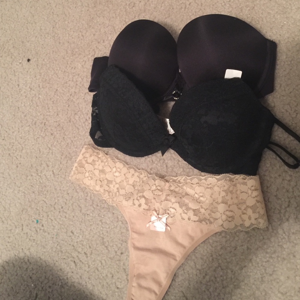 2 bras and a panty