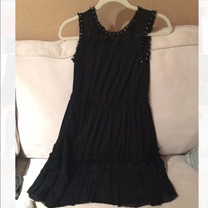 Juicy Courture sleeveless black dress with studs