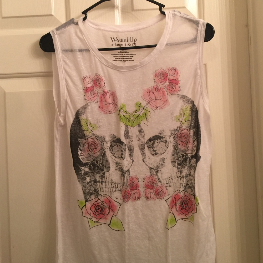 Skull muscle tank JR's XL