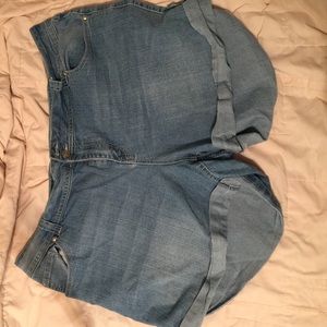 Lane Bryant Light Wash Jean Shorts