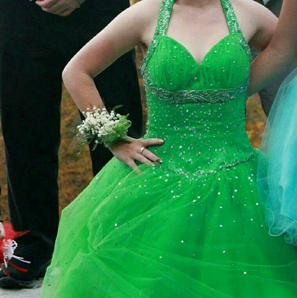 Green prom dress