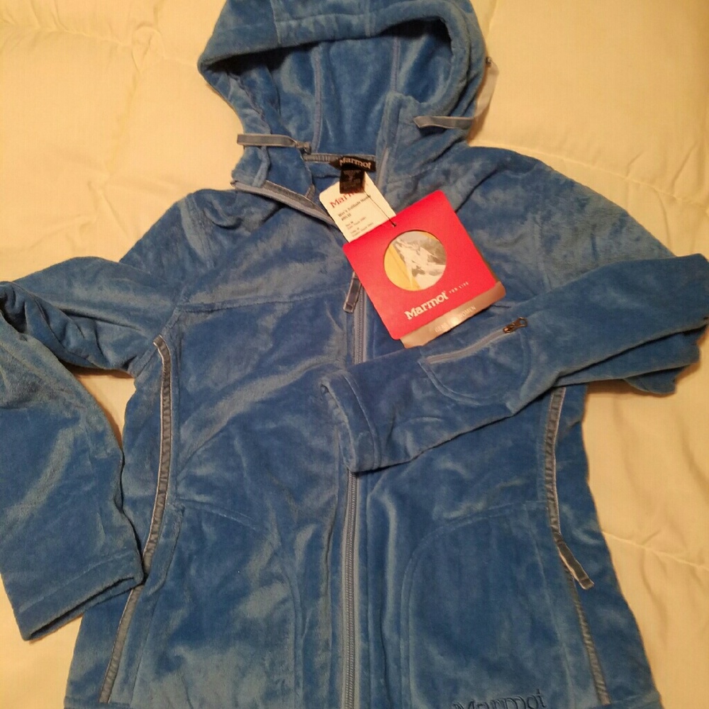 Marmot wmns Med Solitude Hoody. New! Oasis blue