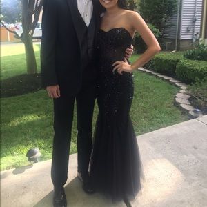 Jovani black prom dress