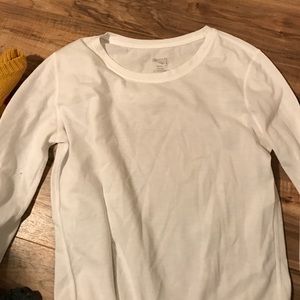Plain white long sleeve