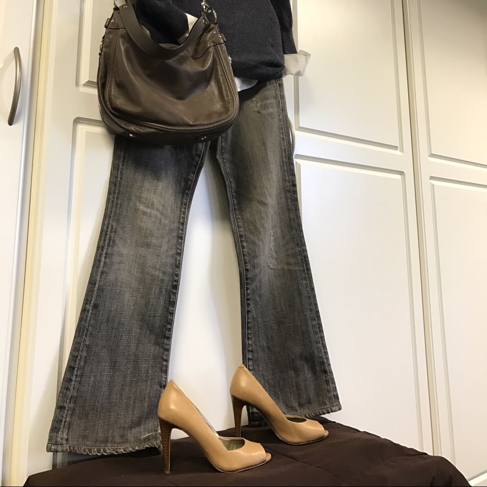 Banana Republic peep toe heels