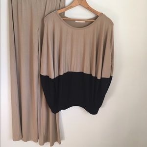 Emerald Greece- two-piece outfit, jersey knit