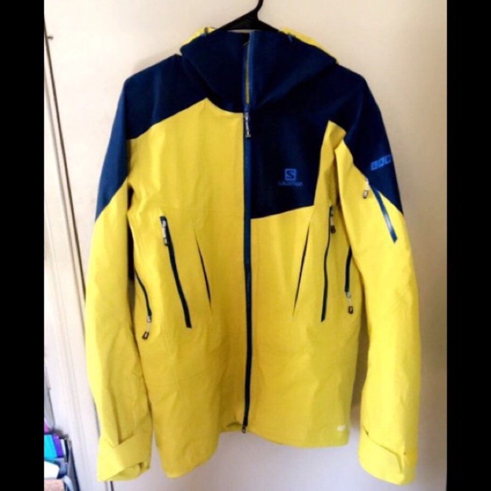 Solomon Yellow & Blue Ski Jacket