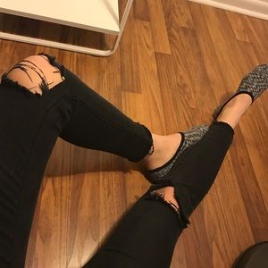 Ripped Black Skinny Jeans