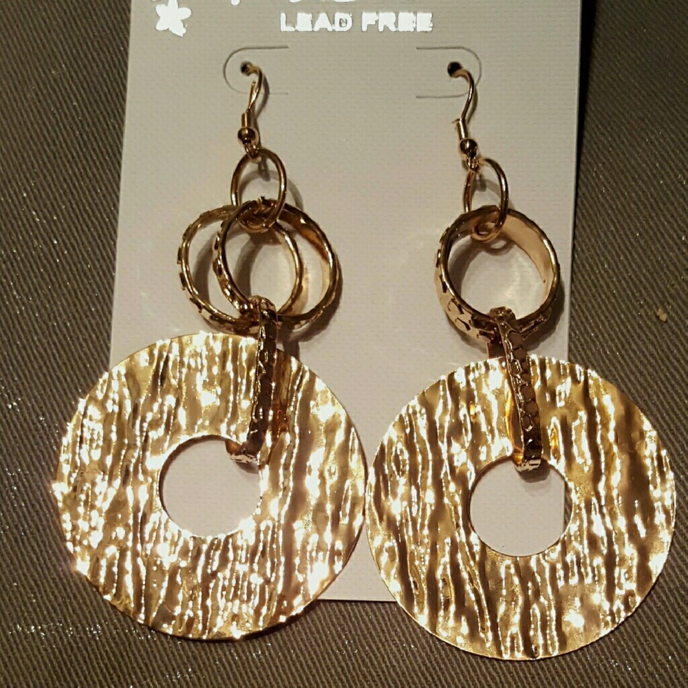 Statement Gold tone Earrings