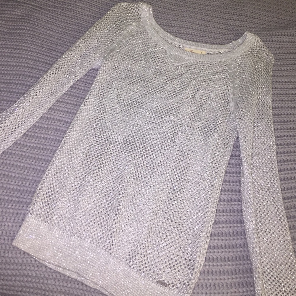 Sparkly grey sweater