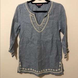 Vineyard Vines Tunic XS Embroidered