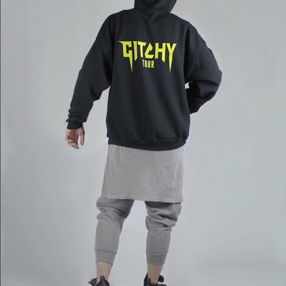 Black Gitchy Tour Hoodie