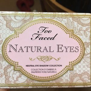Gently used Too Faced natural eyes pallet