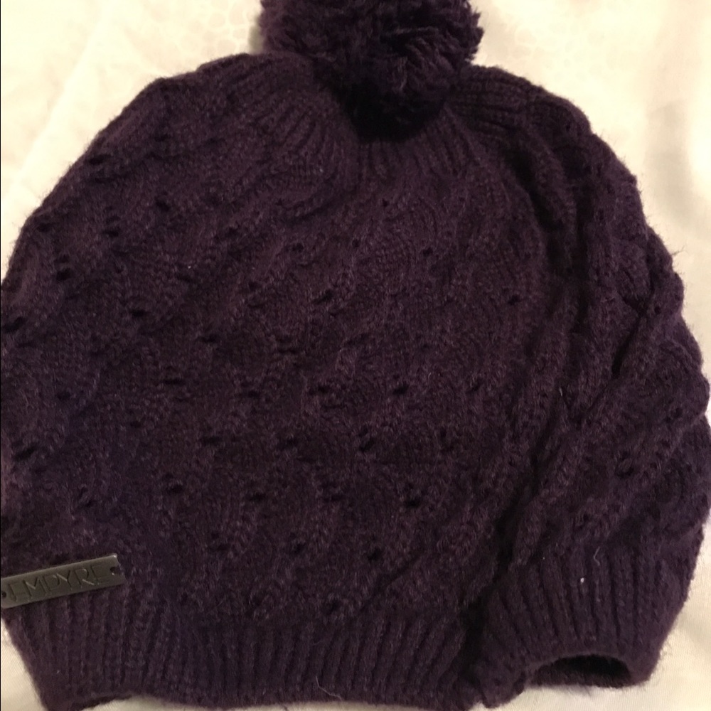 Purple beanie