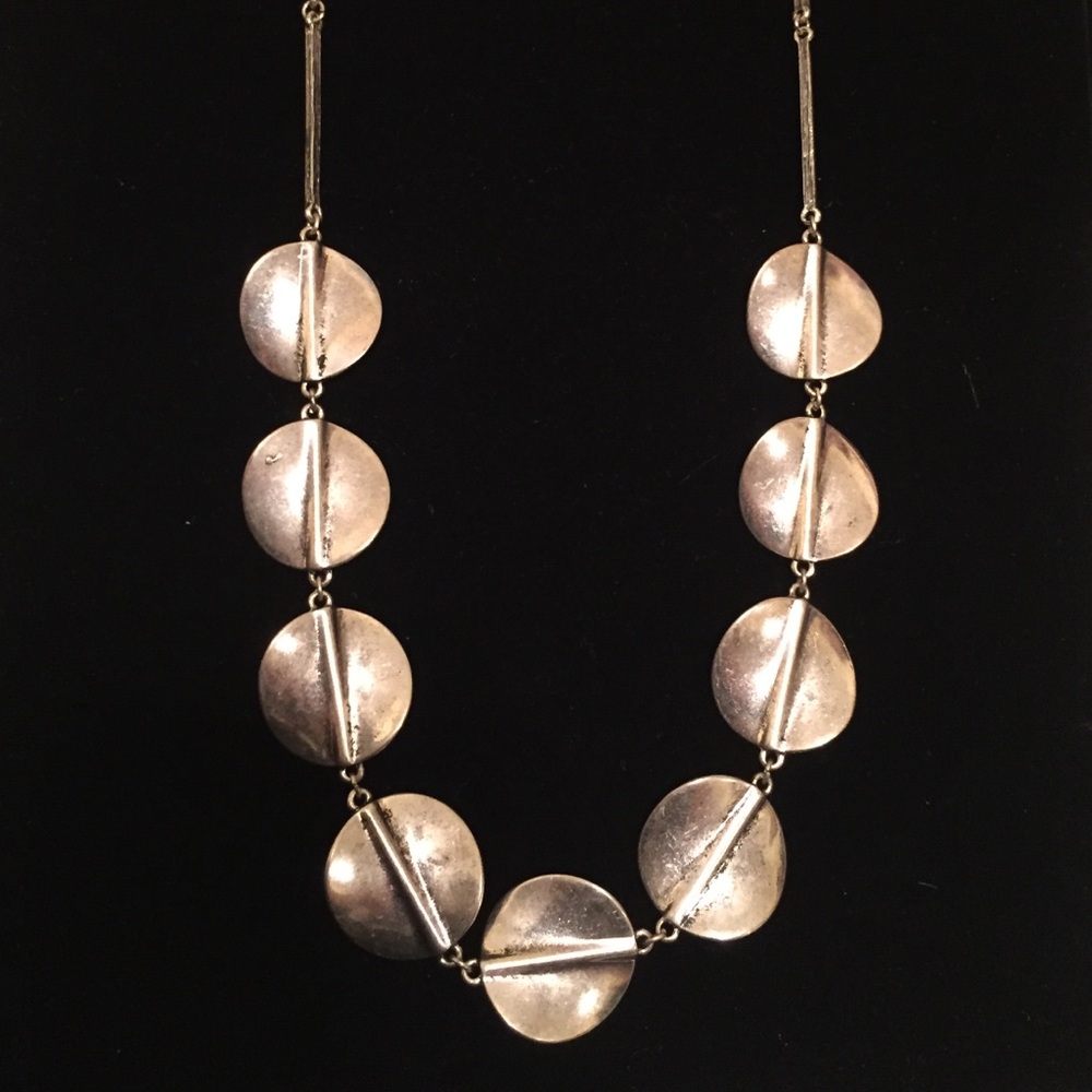 Anthropologie silver necklace