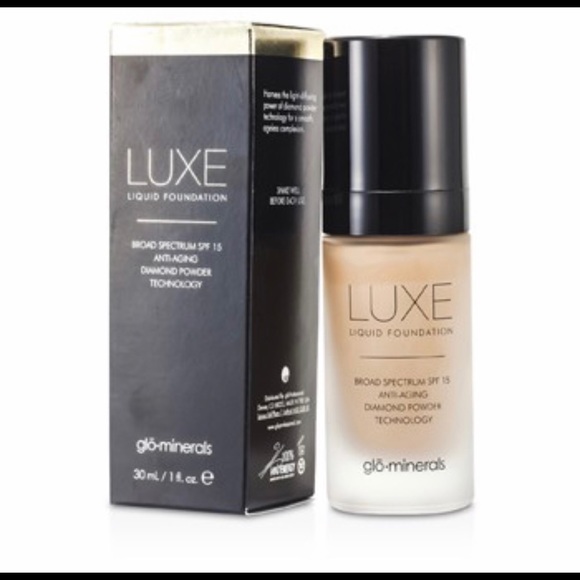 glo minerals Makeup Glo Minerals Luxe Liquid Foundation Rosette