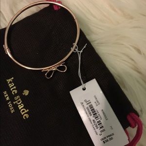 Kate Spade Rose Gold Bow Bangle