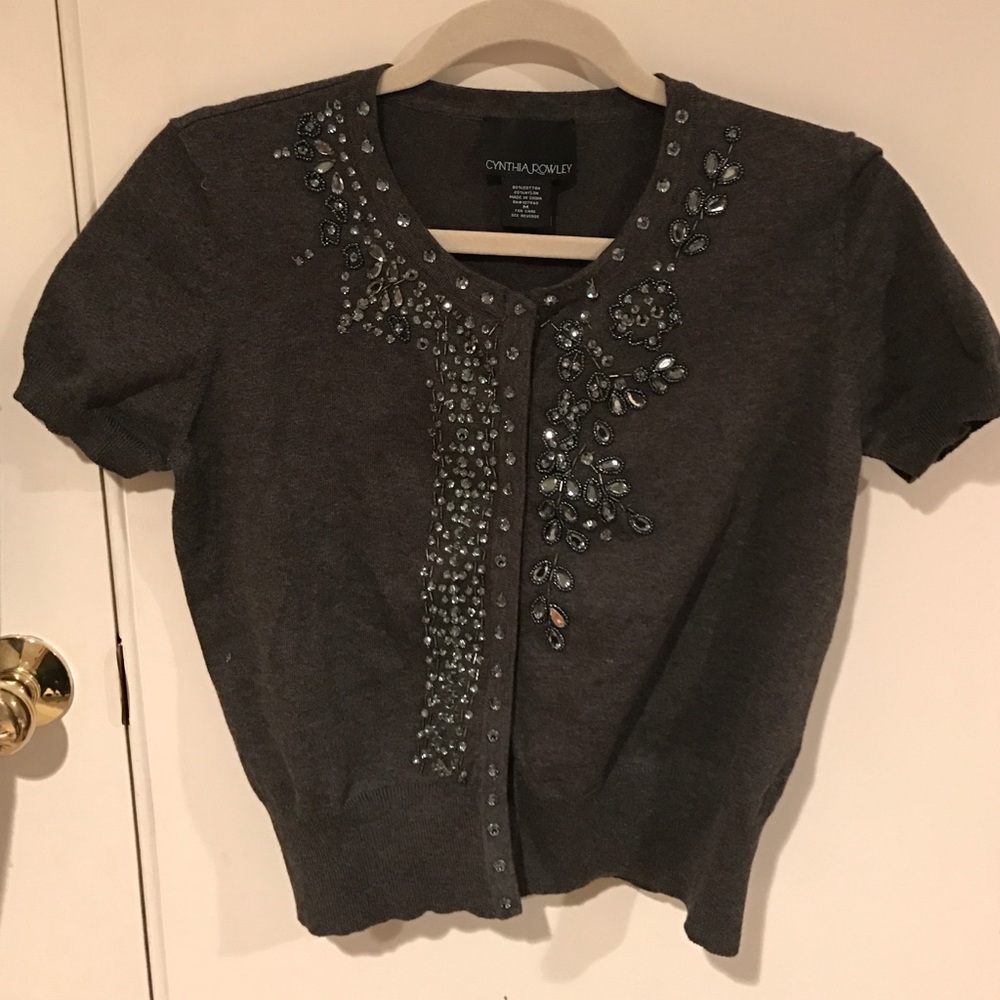 Cynthia Rowley Short Sleeve Sweater