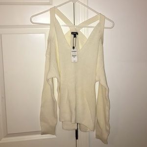 Off the shoulder sweater