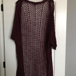 Brandy Melville Crocheted Cardigan