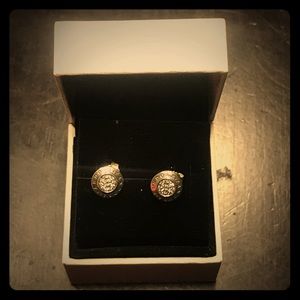 Pandora silver earrings