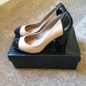 Ann Taylor color block heels