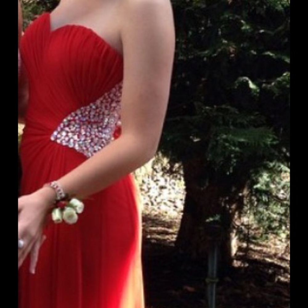 Cheap long prom dress