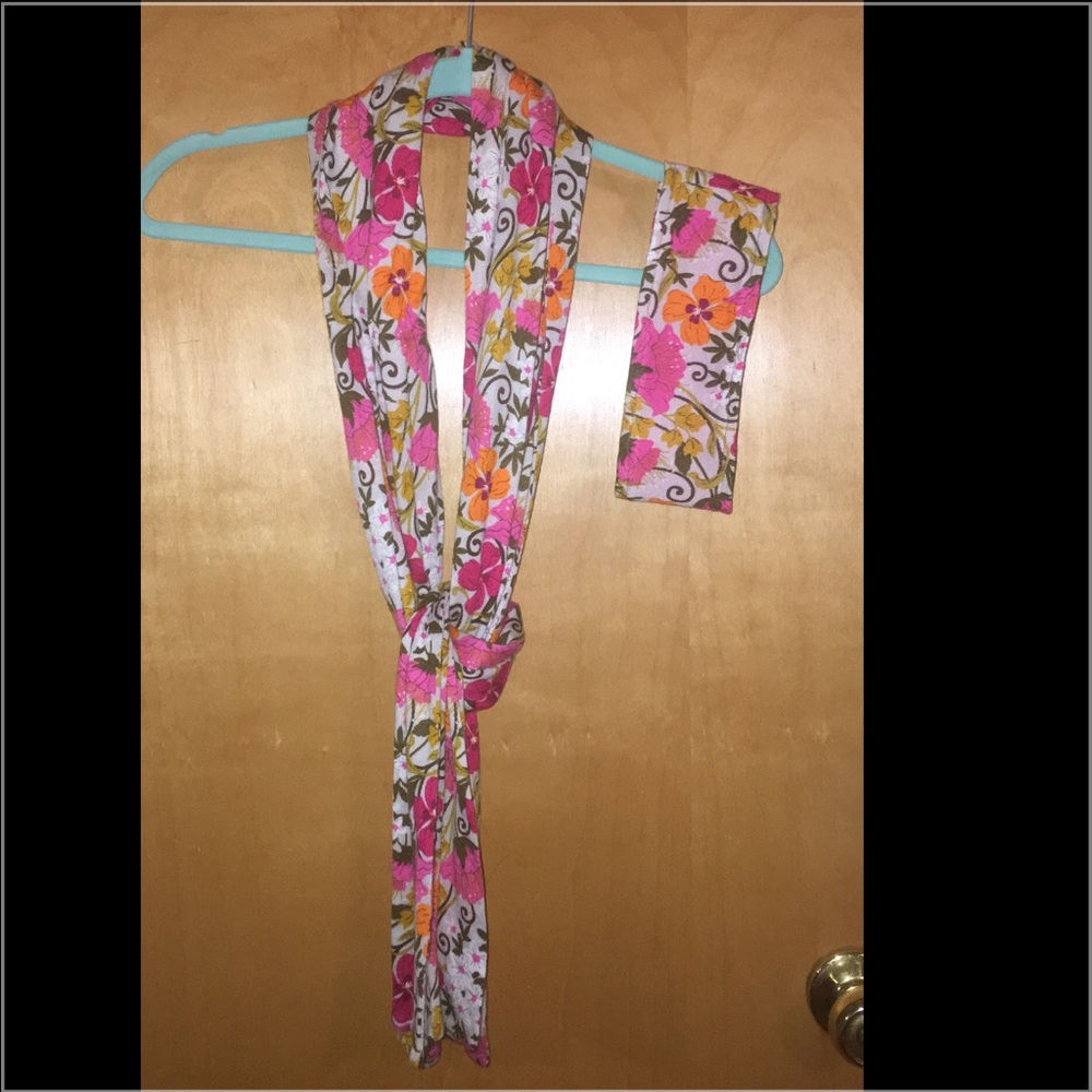 Vera Bradley Headband/Scarf Set