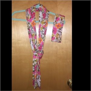 Vera Bradley Headband/Scarf Set
