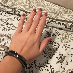 Set of 3 dark silver bangles 🎀