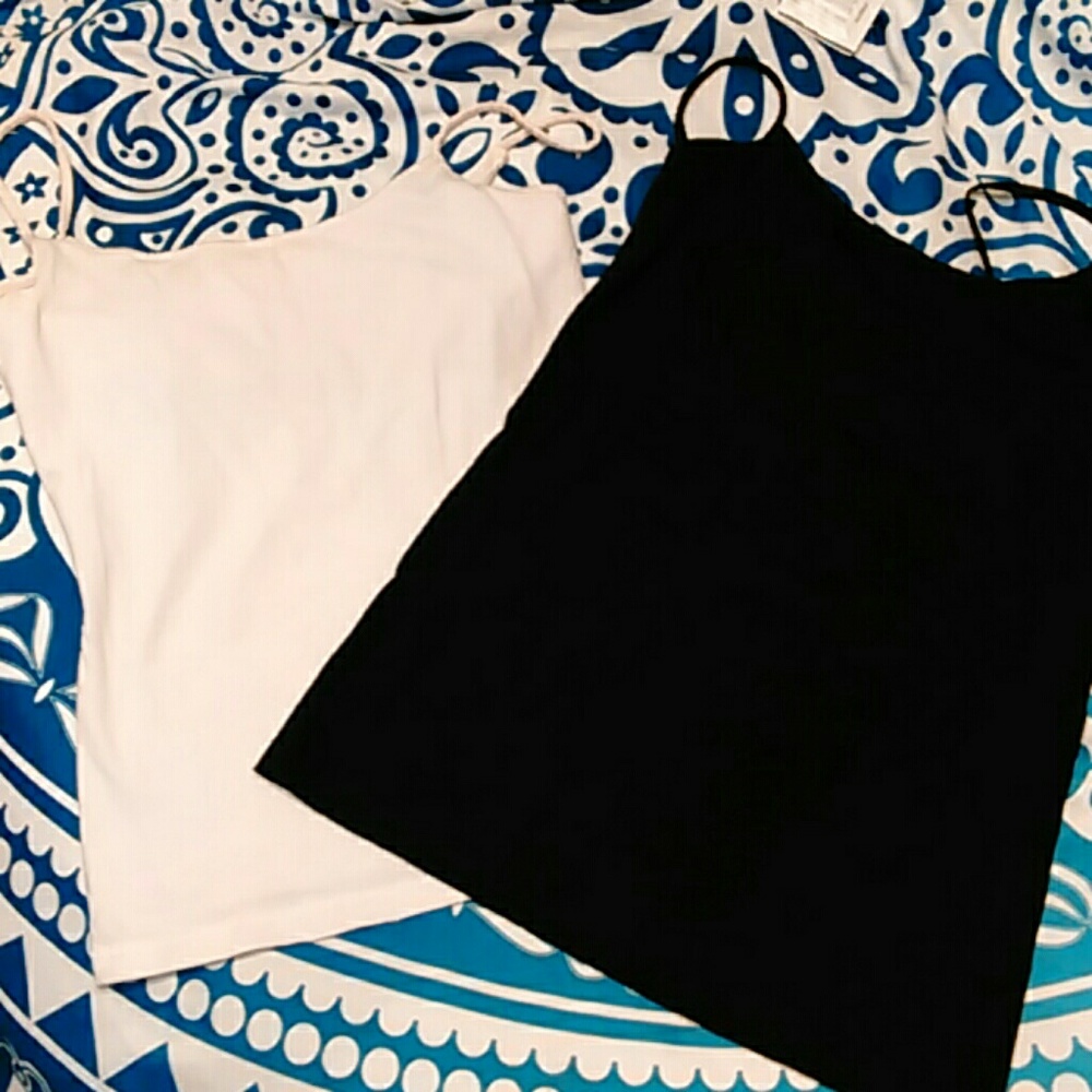 Black and white cami