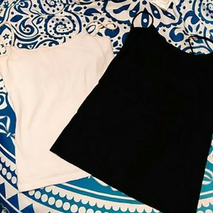 Black and white cami