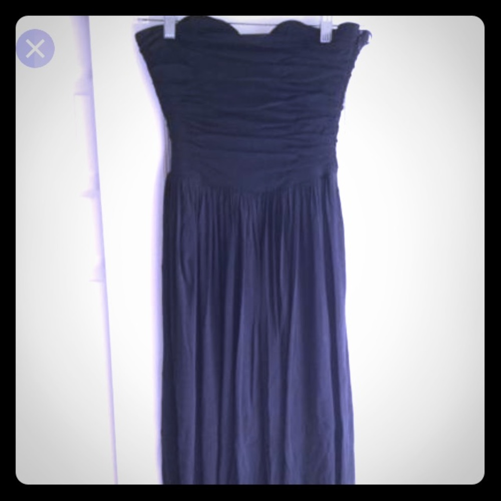 White House Black Market black chiffon dress!