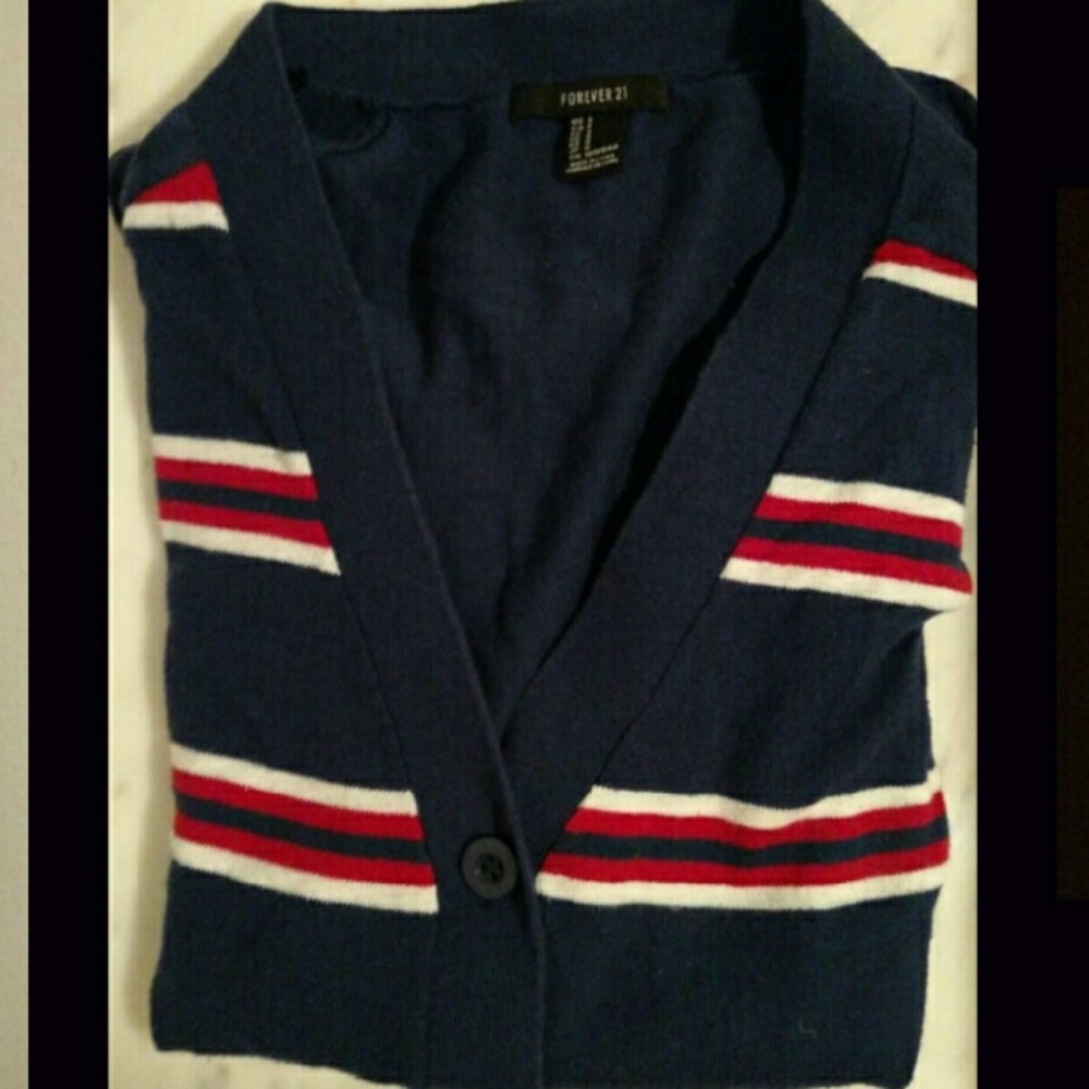 Striped cardigan
