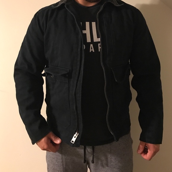 black denim jacket mens old navy