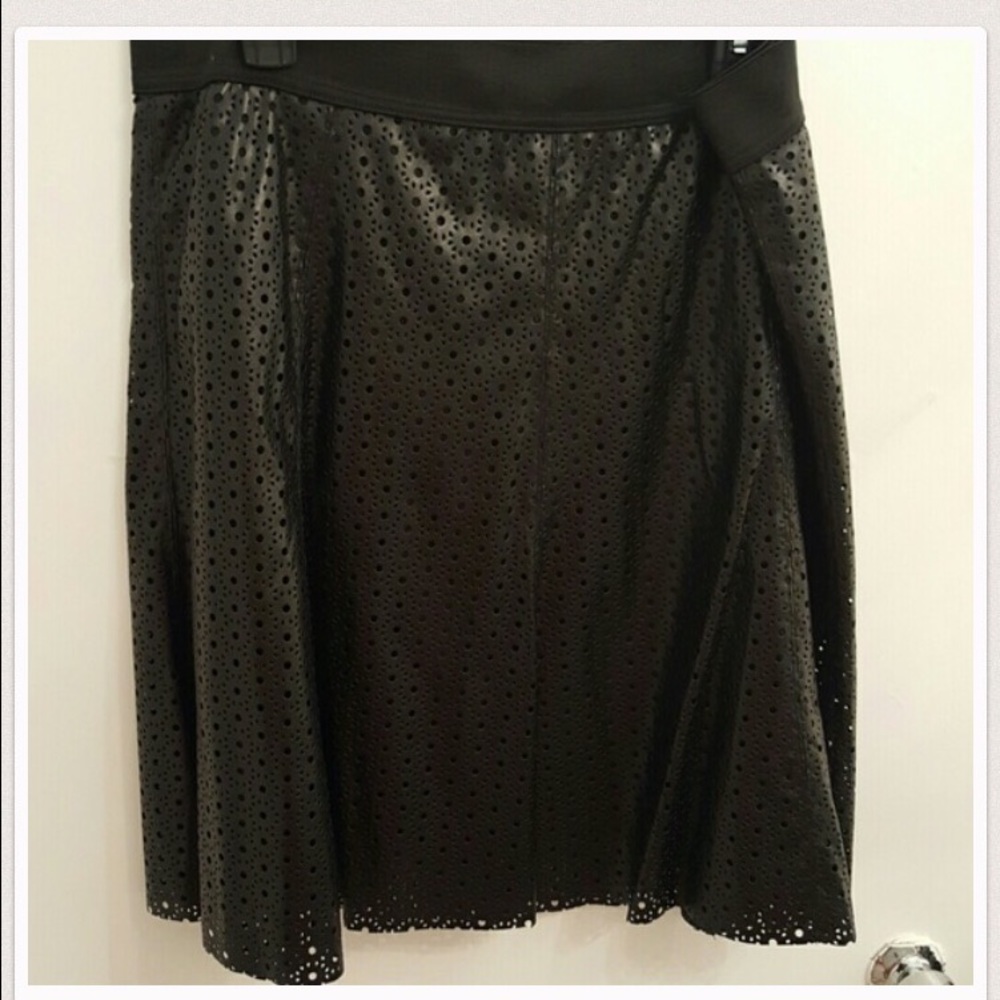 Alfani 1x leather skirt