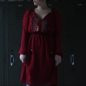 BEAUTIFUL red dress.