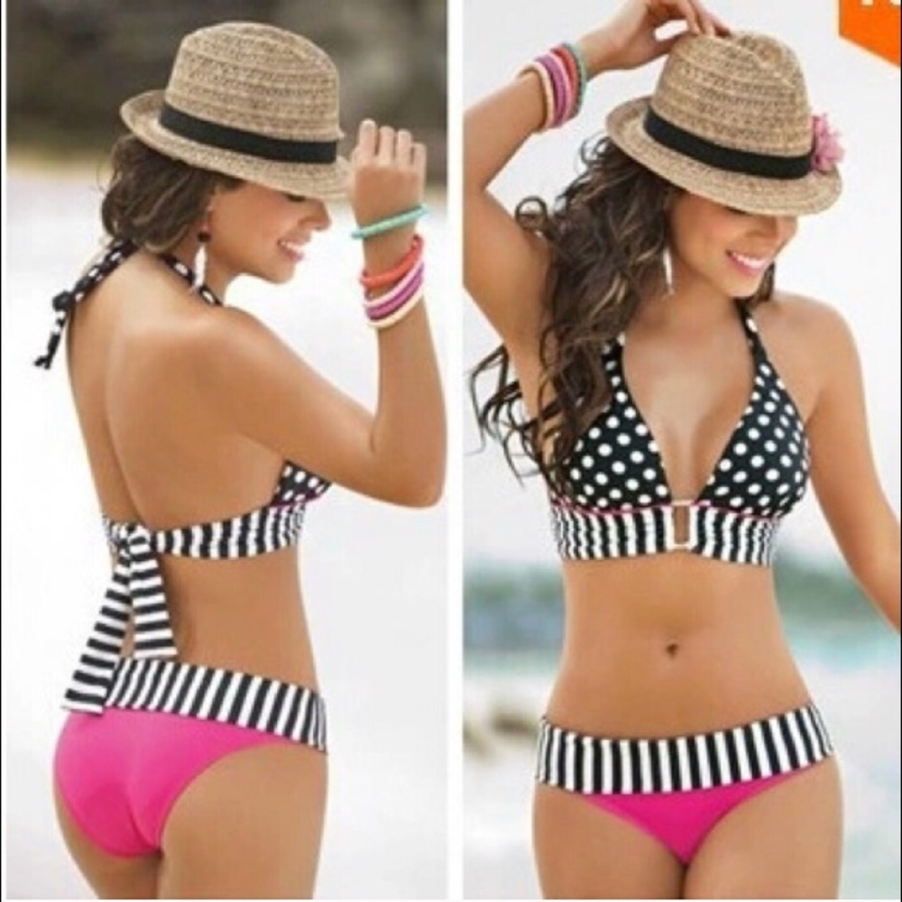 Pink Dot bikini set