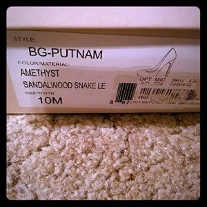 BCBG PUTNAM AMETHYST HEELS