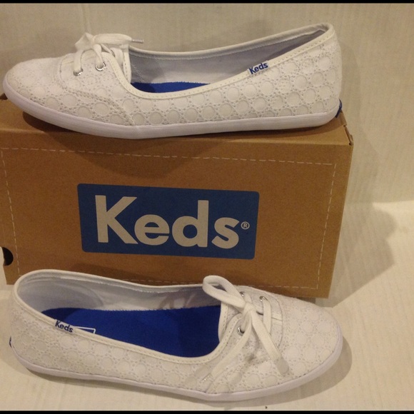 ❌SOLD❌Keds TEACUP EYELET SHOES (Sz 9) - Picture 4 of 4