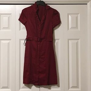 Red Shirt Dress Size 6