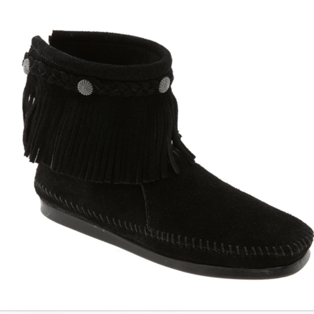 Minnetonka Fringe Boots