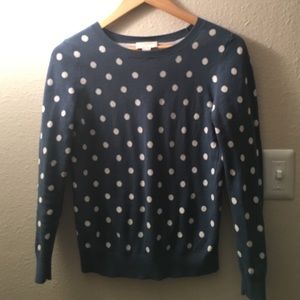LOFT outlet polka dot sweater
